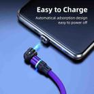 ENKAY 3 in 1 2.4A USB to Type-C / 8 Pin / Micro USB Magnetic 540 Degrees Rotating Charging Cable, Length:1m(Black) - 7