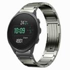 For SUUNTO 5 Peak 22mm I-Shaped Titanium Alloy Watch Band(Grey) - 1