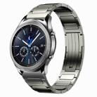 For Samsung Gear S3 Classic 22mm I-Shaped Titanium Alloy Watch Band(Grey) - 1