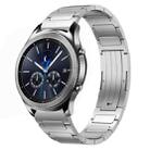 For Samsung Gear S3 Classic 22mm I-Shaped Titanium Alloy Watch Band(Sliver) - 1