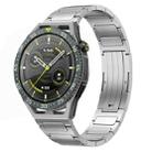 For Huawei Watch GT3 SE 22mm I-Shaped Titanium Alloy Watch Band(Sliver) - 1