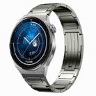 For Huawei Watch GT3 Pro 46mm 22mm I-Shaped Titanium Alloy Watch Band(Grey) - 1