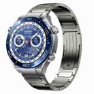 For Huawei Watch Ultimate 22mm I-Shaped Titanium Alloy Watch Band(Grey) - 1