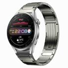 For Huawei Watch 3 Pro 22mm I-Shaped Titanium Alloy Watch Band(Grey) - 1