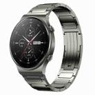 For Huawei GT2 Pro 22mm I-Shaped Titanium Alloy Watch Band(Grey) - 1