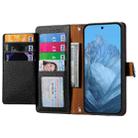 For Google Pixel 9 Love Zipper Lanyard Leather Phone Case(Black) - 3