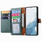 For Google Pixel 9a Love Zipper Lanyard Leather Phone Case(Green) - 3