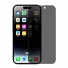 For iPhone 15 / 15 Pro NORTHJO A++ 0.3mm 28 Degree Privacy Screen Tempered Glass Film - 1