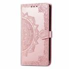 For Samsung Galaxy C55 Mandala Flower Embossed Leather Phone Case(Rose Gold) - 2