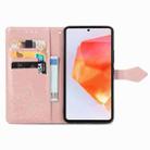 For Samsung Galaxy C55 Mandala Flower Embossed Leather Phone Case(Rose Gold) - 3