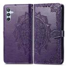 For Samsung Galaxy A56 5G Mandala Flower Embossed Leather Phone Case(Purple) - 2