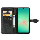 For Samsung Galaxy A26 Mandala Flower Embossed Leather Phone Case(Black) - 3