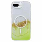 For iPhone 7 Plus / 8 Plus Gilding MagSafe Hybrid Clear TPU Phone Case(Green) - 1