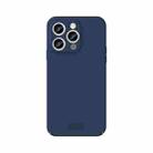 For iPhone 15 Pro Max MOFI Qin Series Skin Feel All-inclusive Silicone Phone Case(Blue) - 1