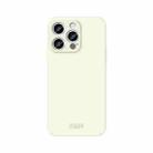 For iPhone 15 Pro MOFI Qin Series Skin Feel All-inclusive PC Phone Case(Beige) - 1