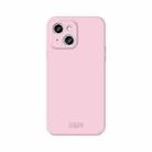 For iPhone 14 Plus MOFI Qin Series Skin Feel All-inclusive PC Phone Case(Pink) - 1