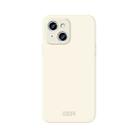 For iPhone 14 Plus MOFI Qin Series Skin Feel All-inclusive PC Phone Case(Beige) - 1