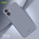 For iPhone 16 MOFI Qin Series Skin Feel All-inclusive PC Phone Case(Gray) - 2