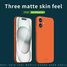 For iPhone 16 MOFI Qin Series Skin Feel All-inclusive PC Phone Case(Gray) - 3