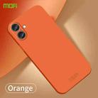 For iPhone 16 MOFI Qin Series Skin Feel All-inclusive PC Phone Case(Orange) - 2