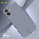 For iPhone 16 Plus MOFI Qin Series Skin Feel All-inclusive PC Phone Case(Gray) - 2