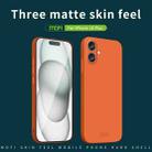 For iPhone 16 Plus MOFI Qin Series Skin Feel All-inclusive PC Phone Case(Gray) - 3