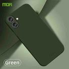 For iPhone 16 Plus MOFI Qin Series Skin Feel All-inclusive PC Phone Case(Green) - 2