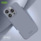 For iPhone 16 Pro MOFI Qin Series Skin Feel All-inclusive PC Phone Case(Gray) - 2