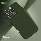 For iPhone 16 Pro Max MOFI Qin Series Skin Feel All-inclusive PC Phone Case(Green) - 2