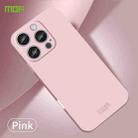 For iPhone 16 Pro Max MOFI Qin Series Skin Feel All-inclusive PC Phone Case(Pink) - 2