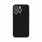 For iPhone 15 Pro Max MOFI Qin Series Magsafe Skin Feel All-inclusive Silicone Phone Case(Black) - 1