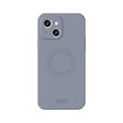 For iPhone 15 Plus MOFI Qin Series Magsafe Skin Feel All-inclusive Silicone Phone Case(Gray) - 1