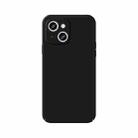 For iPhone 15 MOFI Qin Series Magsafe Skin Feel All-inclusive Silicone Phone Case(Black) - 1