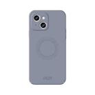 For iPhone 15 MOFI Qin Series Magsafe Skin Feel All-inclusive Silicone Phone Case(Gray) - 1