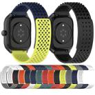 For SUUNTO 9 Peak Pro 22mm Holes Breathable 3D Dots Silicone Watch Band(Black) - 4