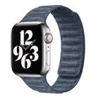 For Apple Watch Ultra 49mm Denim Magnetic Watch Band(Blue) - 1