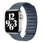 For Apple Watch 8 41mm Denim Magnetic Watch Band(Blue) - 1
