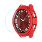 For Samsung Galaxy Watch6 Classic 43mm ENKAY Hat-Prince 2 in 1 TPU Armor Watch Case + 0.2mm 9H Tempered Glass Screen Protector(Red) - 1