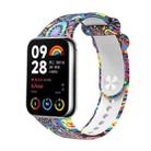 For Xiaomi Mi Band 8 Pro Painted Pattern Silicone Watch Band(Jellyfish) - 1