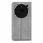 For Nothing Phone 3a Pro Retro-skin  Magnetic Suction Leather Phone Case(Grey) - 3