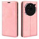 For Nothing Phone 3a Pro Retro-skin  Magnetic Suction Leather Phone Case(Pink) - 1