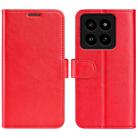 For Xiaomi 14 Pro R64 Texture Horizontal Flip Leather Phone Case(Red) - 1