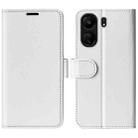 For Xiaomi Redmi 13C 4G R64 Texture Horizontal Flip Leather Phone Case(White) - 1