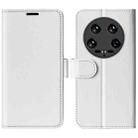 For Xiaomi 14 Ultra R64 Texture Horizontal Flip Leather Phone Case(White) - 1