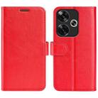For Xiaomi Redmi Turbo 3 R64 Texture Horizontal Flip Leather Phone Case(Red) - 1