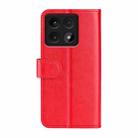 For Xiaomi 14T R64 Texture Horizontal Flip Leather Phone Case(Red) - 3