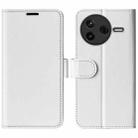 For Redmi K80 / Poco F7 Pro R64 Texture Horizontal Flip Leather Phone Case(White) - 1