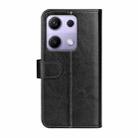 For Redmi Note 14S 4G R64 Texture Horizontal Flip Leather Phone Case(Black) - 3