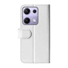 For Redmi Note 14S 4G R64 Texture Horizontal Flip Leather Phone Case(White) - 3