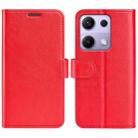 For Redmi Note 14S 4G R64 Texture Horizontal Flip Leather Phone Case(Red) - 1